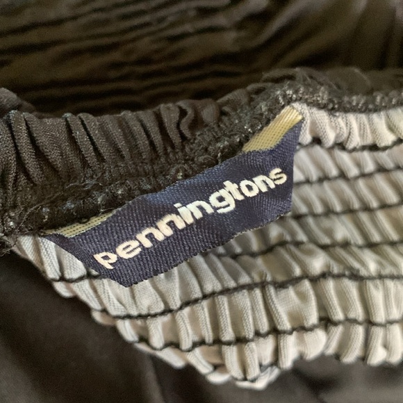 Plus size 3X black & white smocked convertible strapless maxi dress sundress 3X - Picture 2 of 14